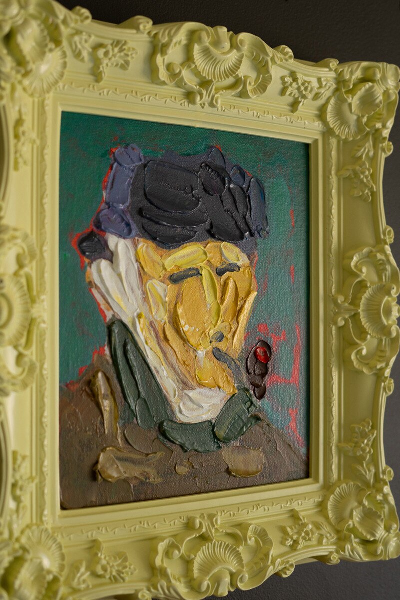 Set of 3 Framed Portrait Paintings