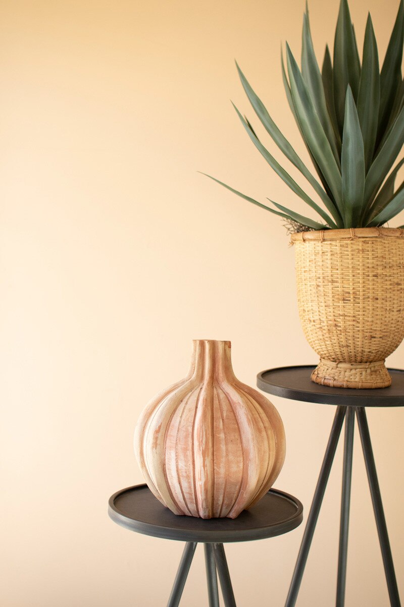 Set of 3 Tall Painted Metal Display Stands