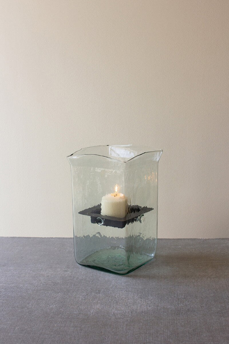 Small Square Candle Hurricane