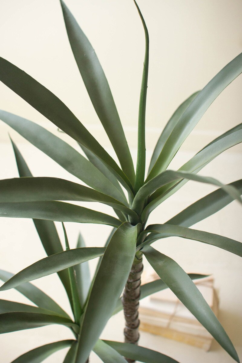 Artificial Heneken Plant with Faux Terracotta Pot