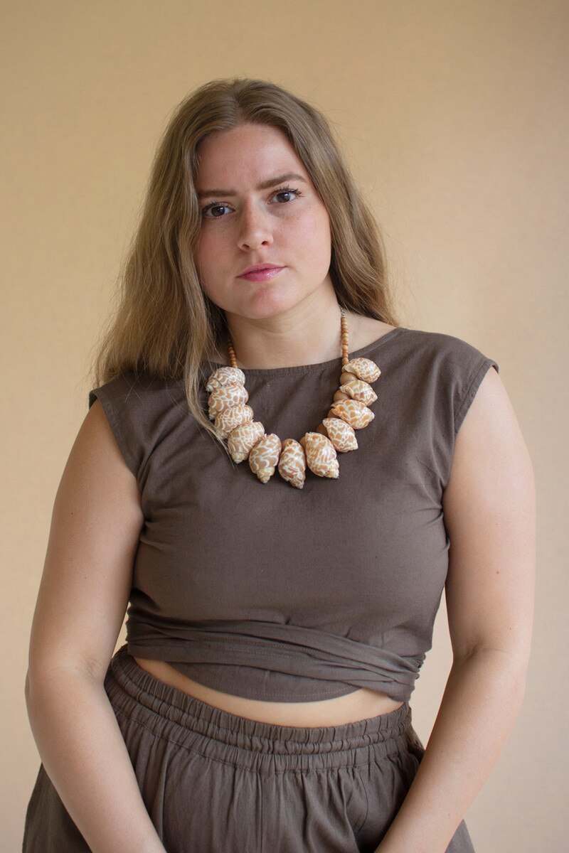 Oregano Convertible Wrap Blouse