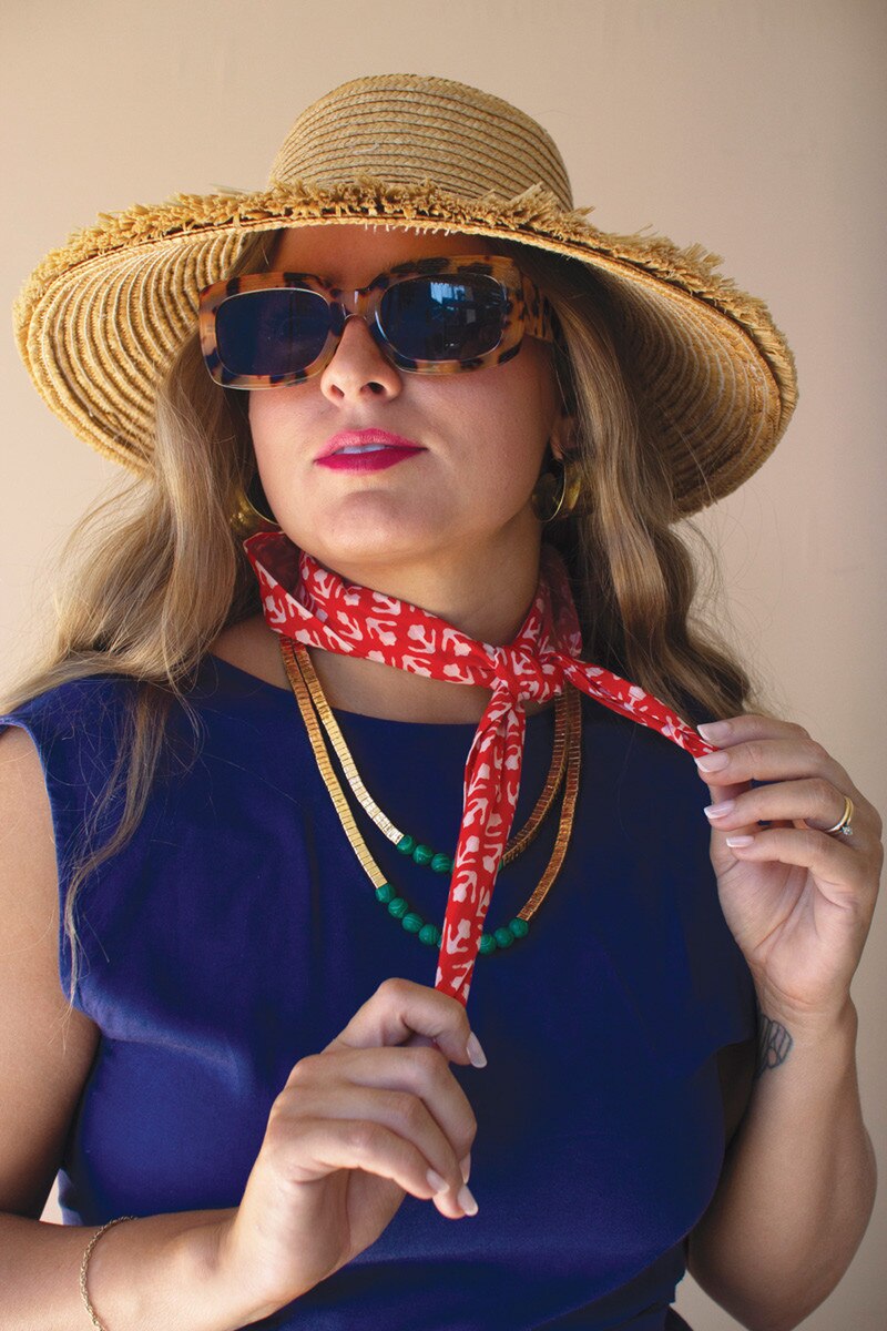 Set of 3 Block-Print Neck Ties