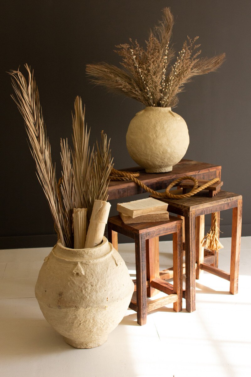Paper Mache Urn