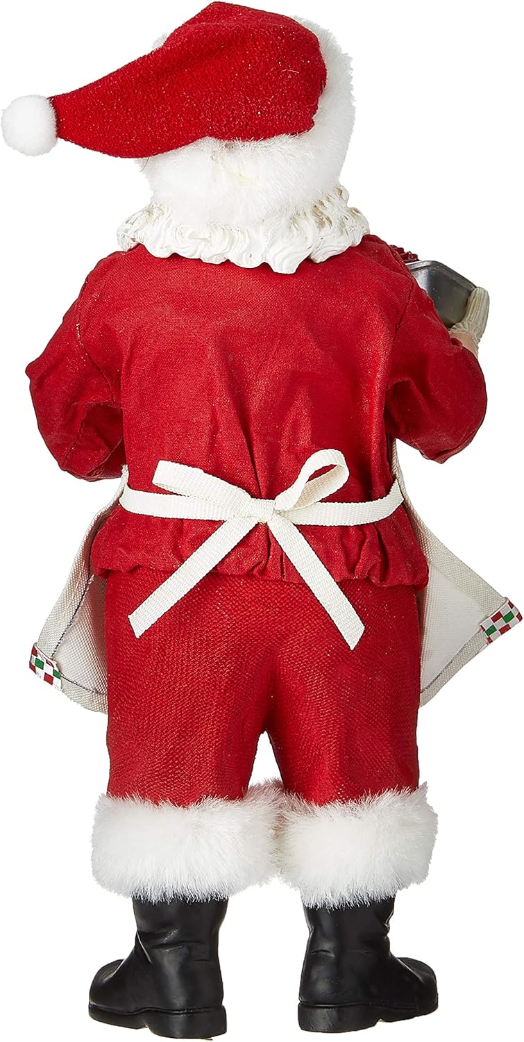 10.5-Inch Fabriche Tray Face Cake Santa