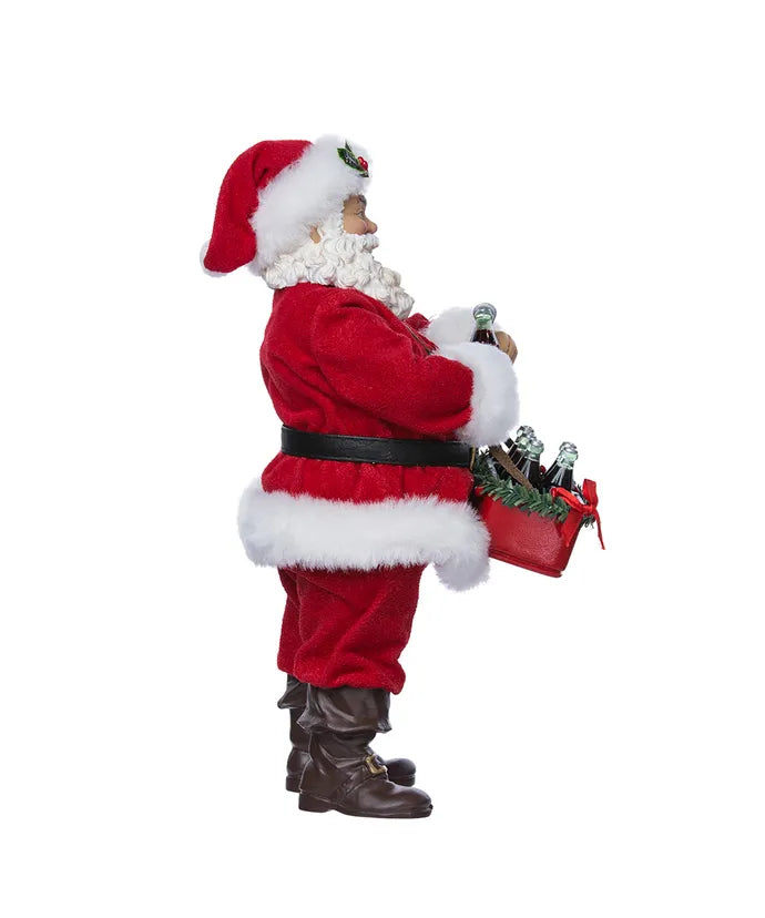 10.5" Coca-Cola Santa Opening A Coke