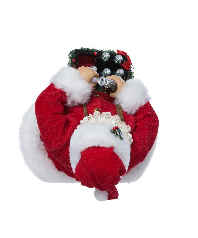 10.5" Coca-Cola Santa Opening A Coke