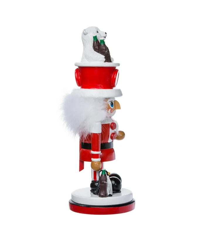 15.75" Coca-Cola Polar Bear Hat Hollywood Nutcracker
