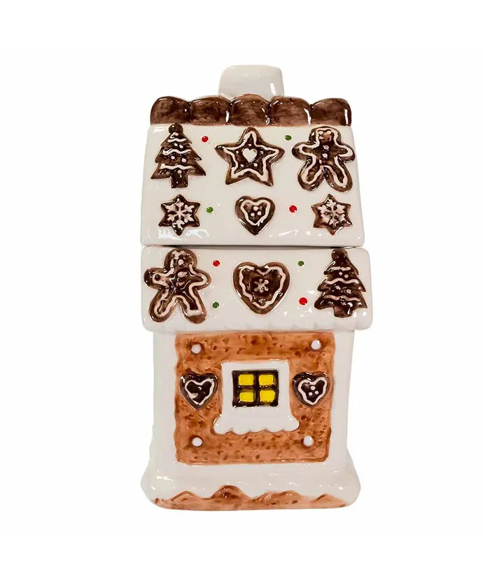 10.2 Inch Gingerbread House Cookie Jar