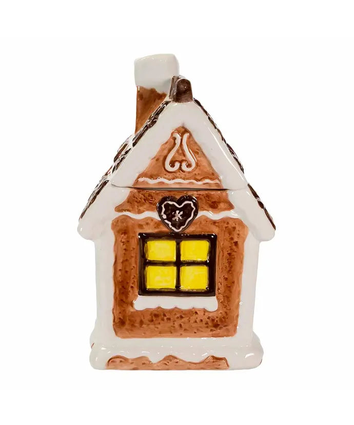 10.2 Inch Gingerbread House Cookie Jar