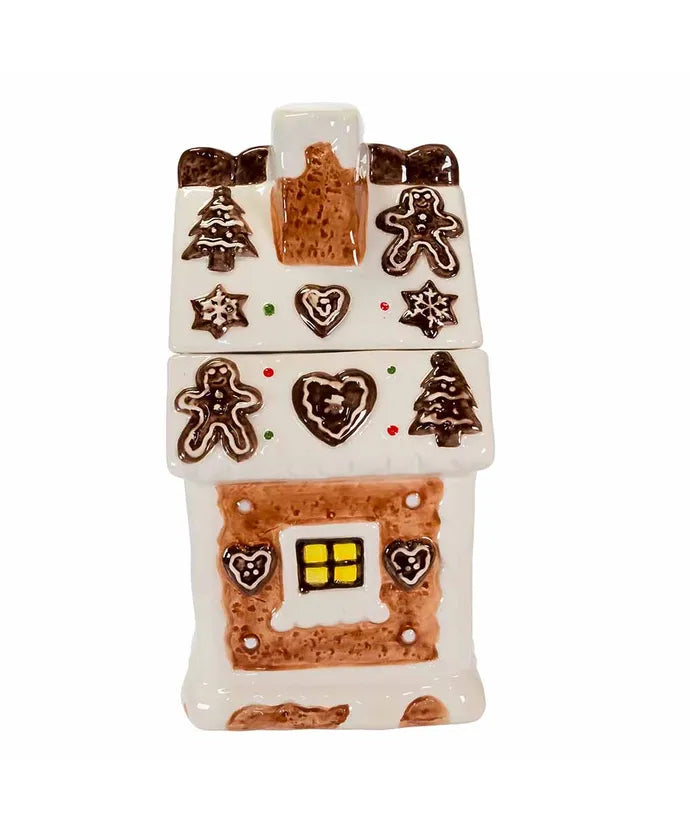 10.2 Inch Gingerbread House Cookie Jar