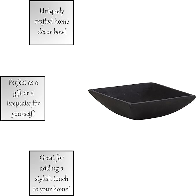 Durable Black Cast Iron Bowl
