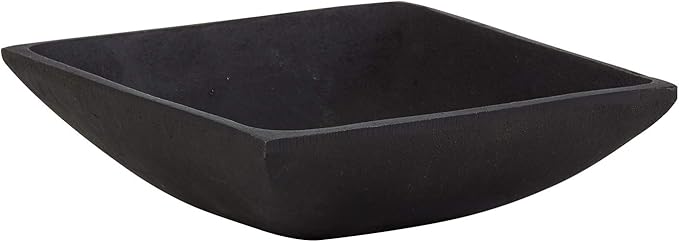 Durable Black Cast Iron Bowl