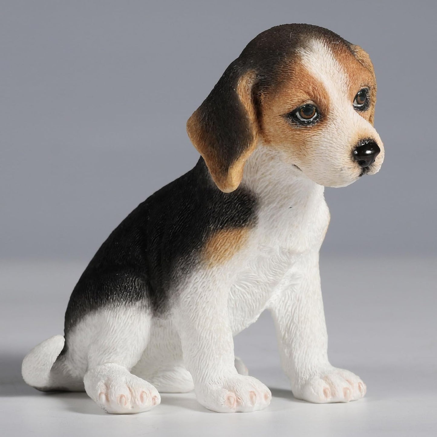 Sitting Beagle Puppy Figurine