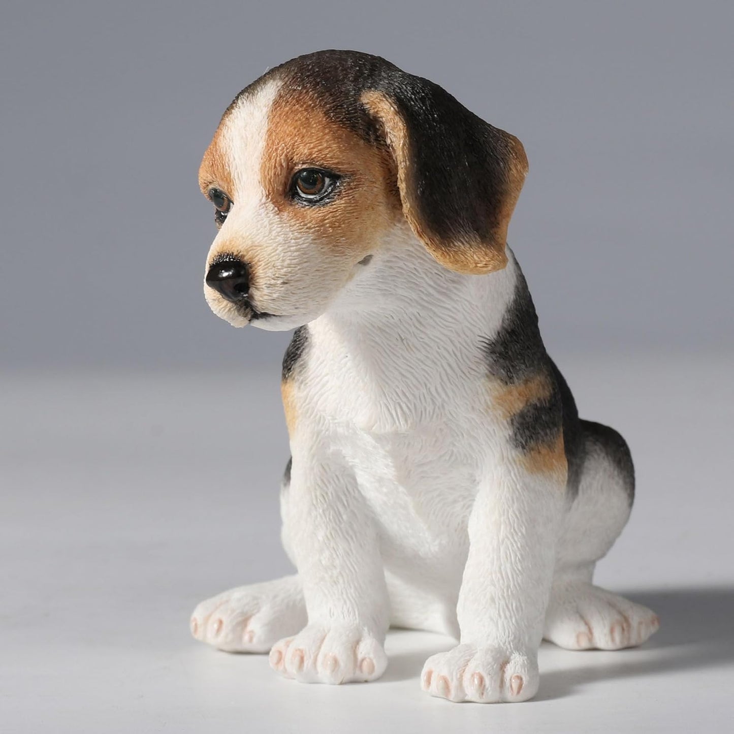 Sitting Beagle Puppy Figurine