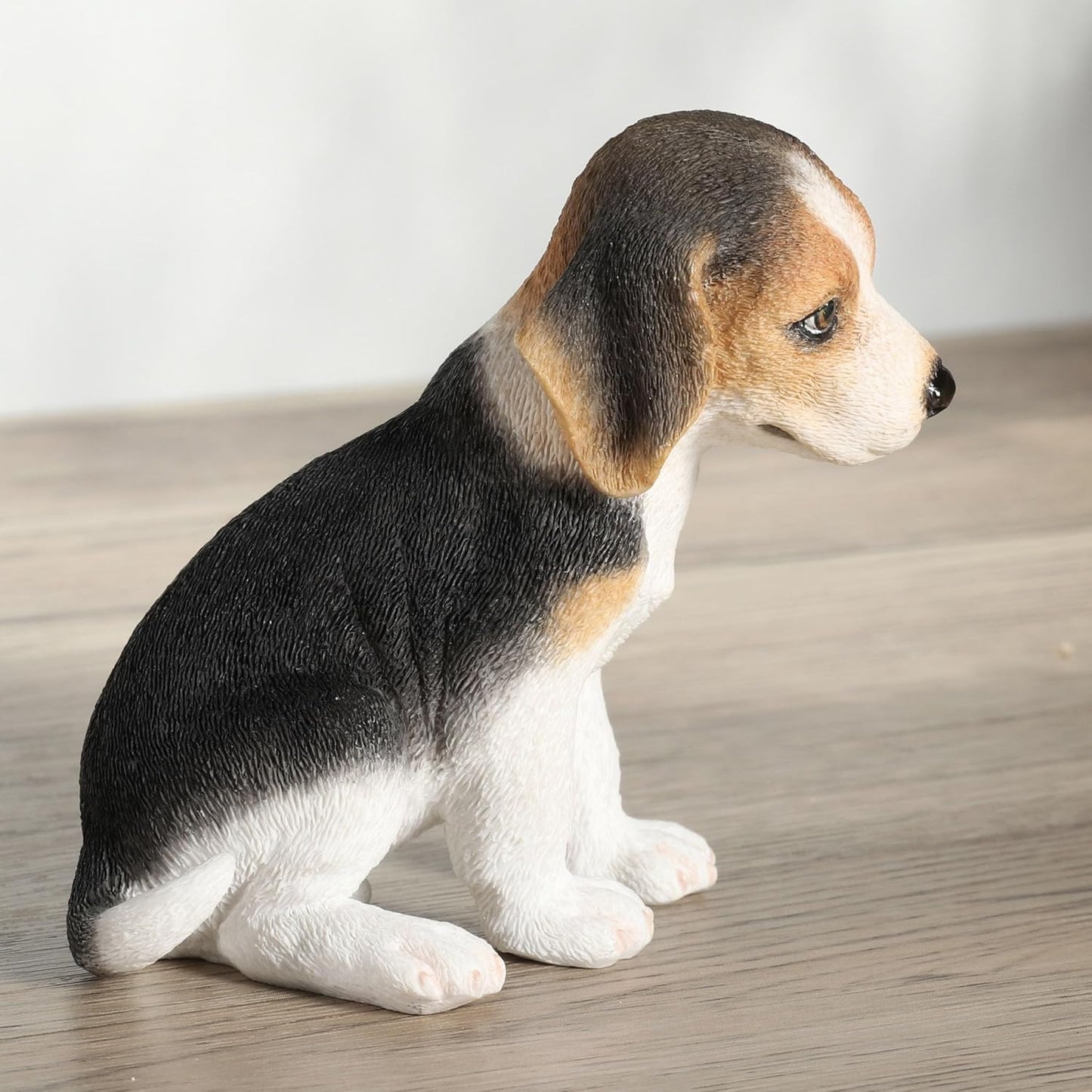 Sitting Beagle Puppy Figurine