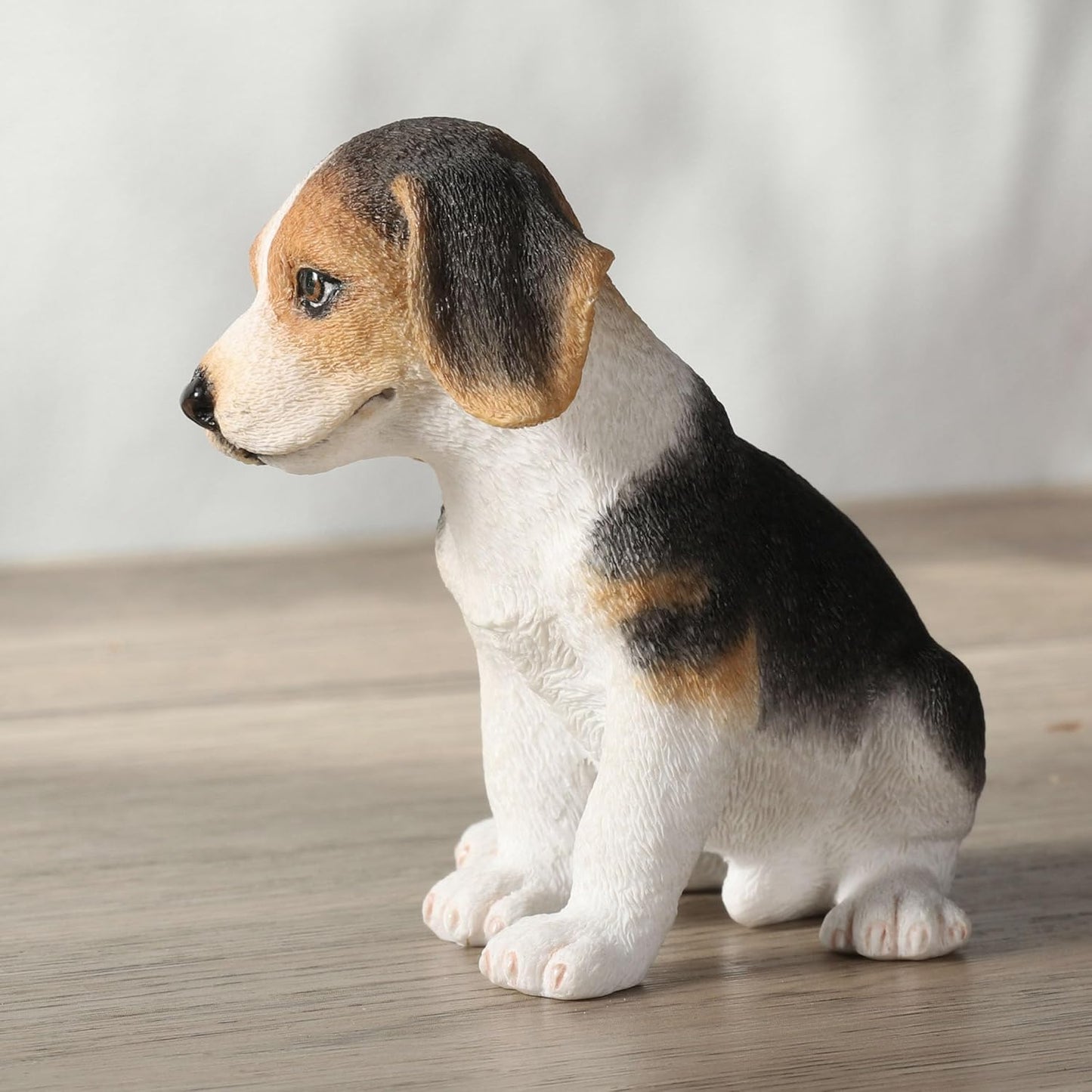 Sitting Beagle Puppy Figurine