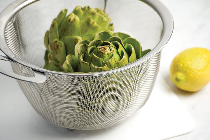 Wide Rim Mesh Basket - Large
