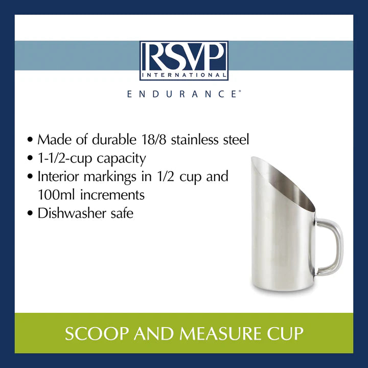 Endurance Scoop & Measure Stainless Steel