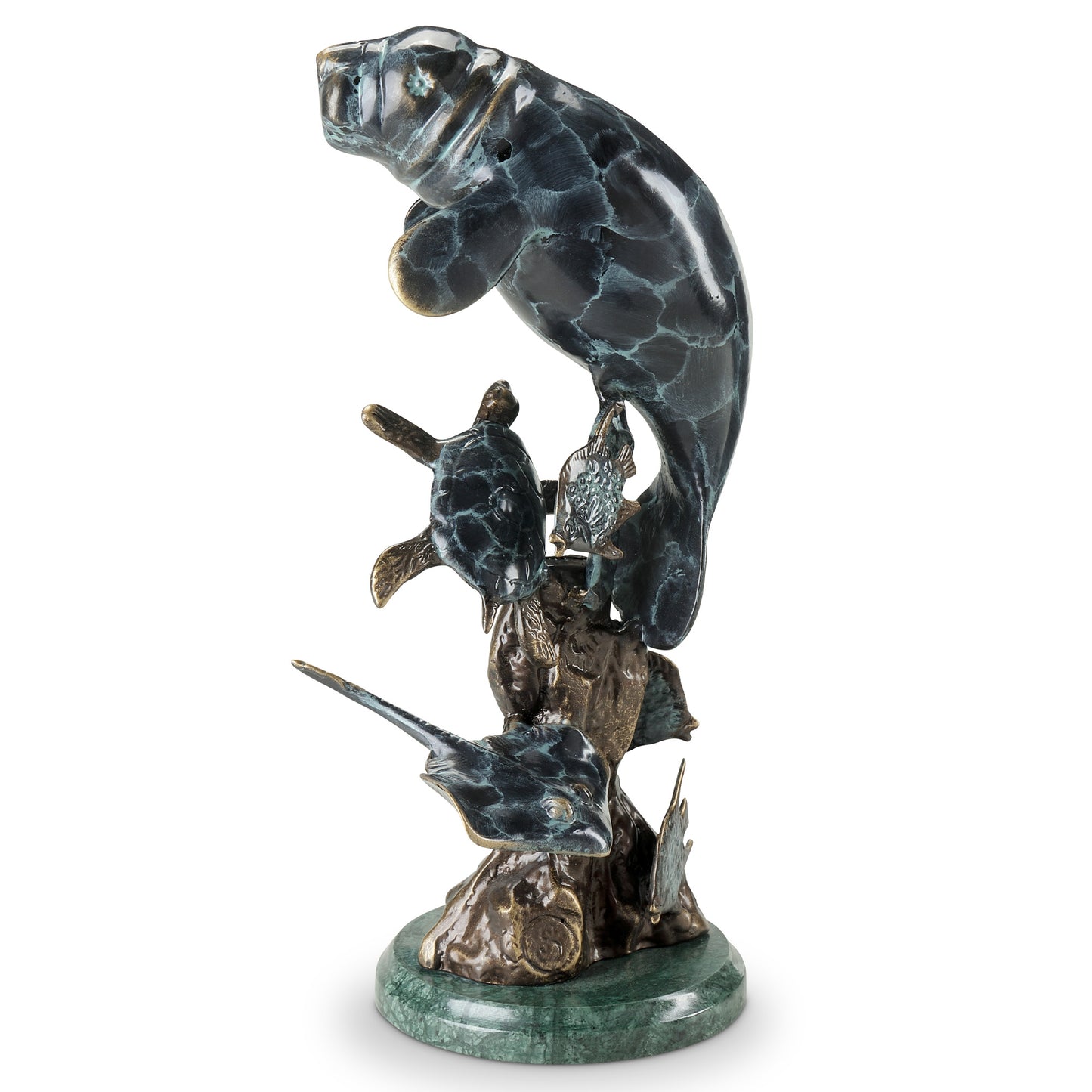 Manatee And Friends Sculpture