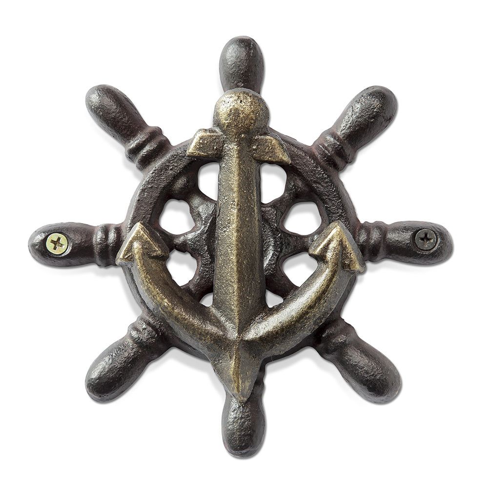 Anchor And Ship's Wheel Doorknocker