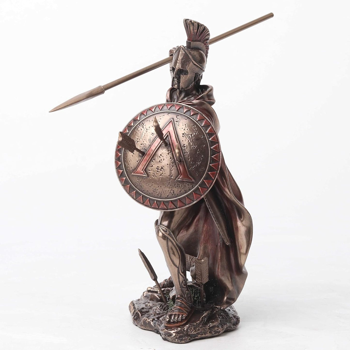 Spartan King Leonidas With Spear And Shield