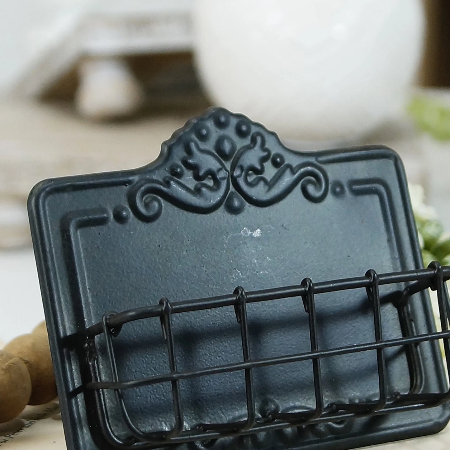 Vintage Card Holder - Black