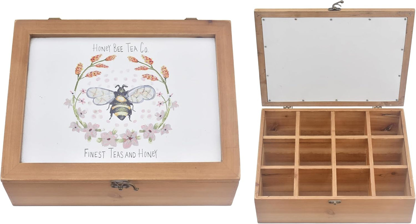 Wood Honey Bee Tea Co. Tea Box