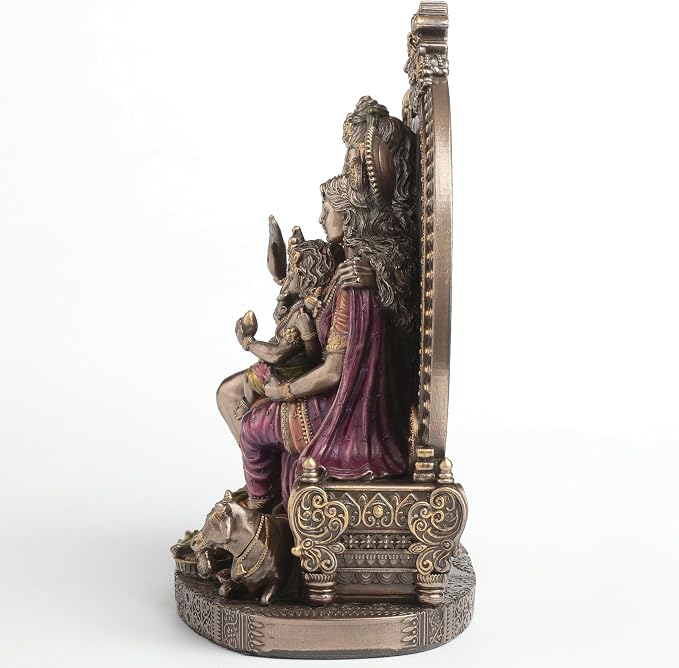 Lord Shiva With Family Parvati Ganesha And Kartikeya