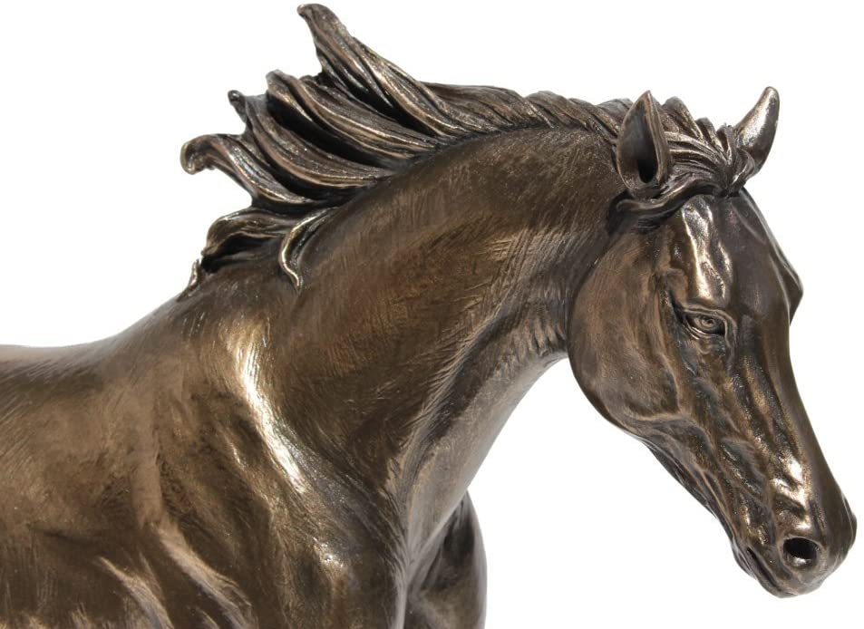 Horse Cantering On The Grassland