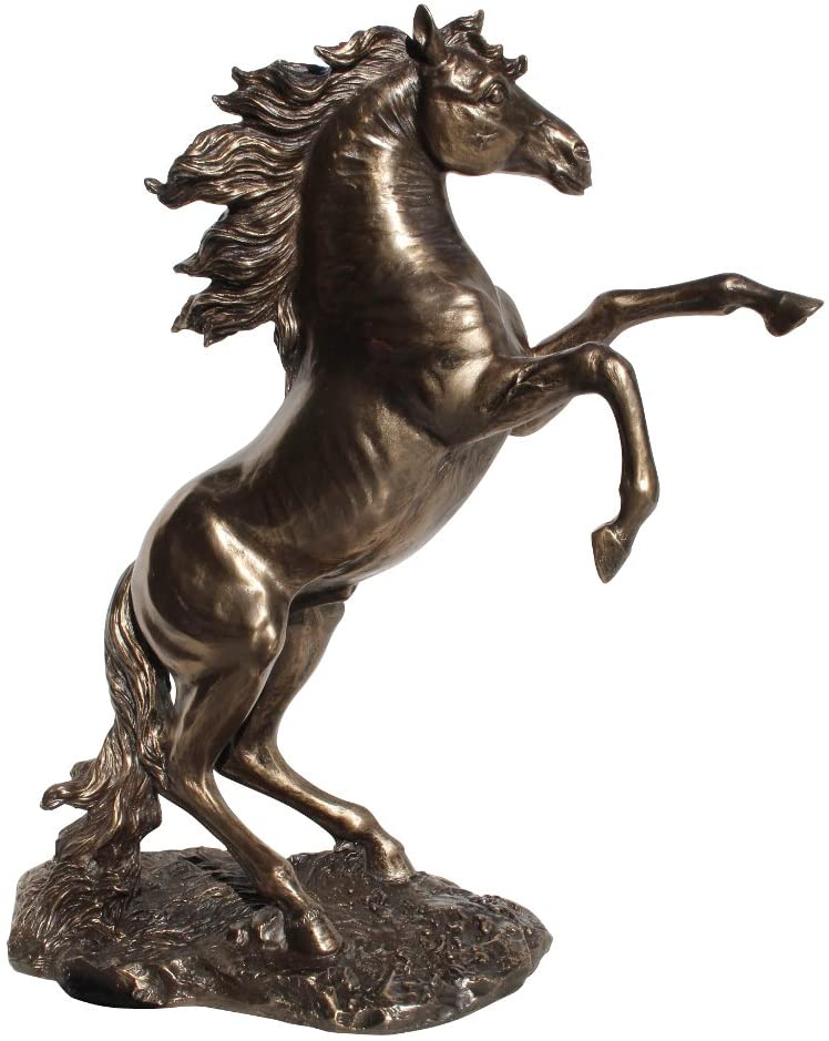 Rearing Stallion Statue