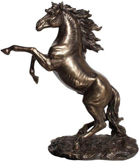 Rearing Stallion Statue