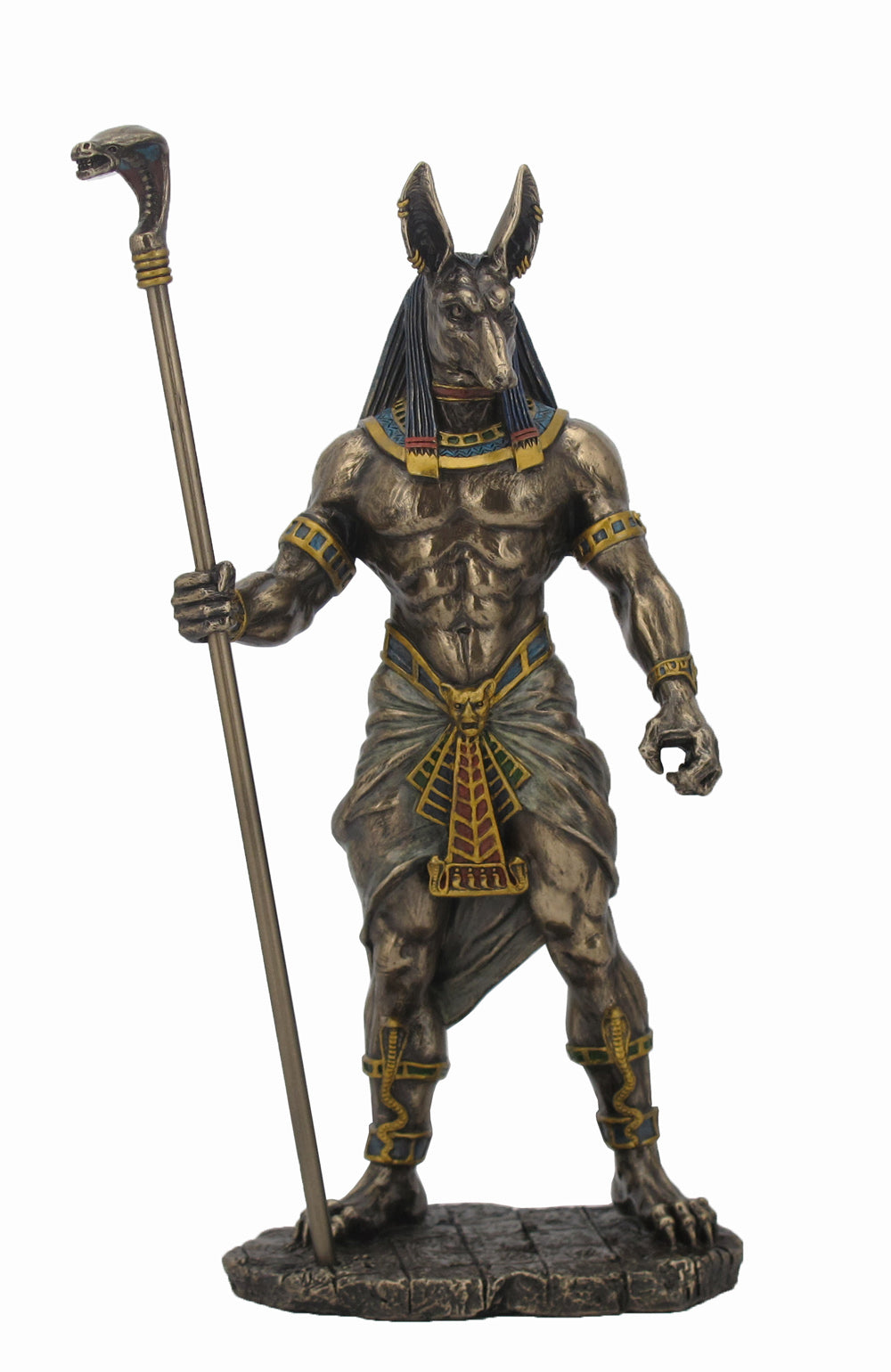 Anubis Holding Cobra Head Scepter