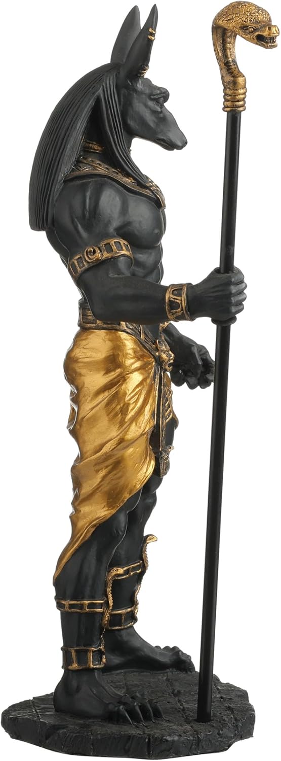 Anubis Holding Cobra Head Scepter