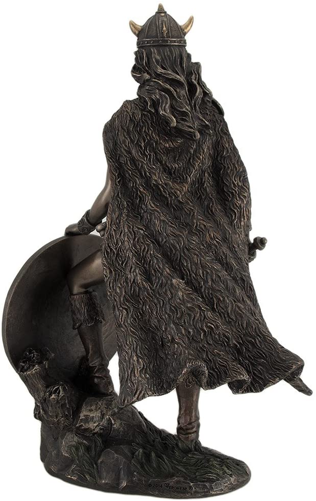 Female Viking Warrior With Sword And Shield