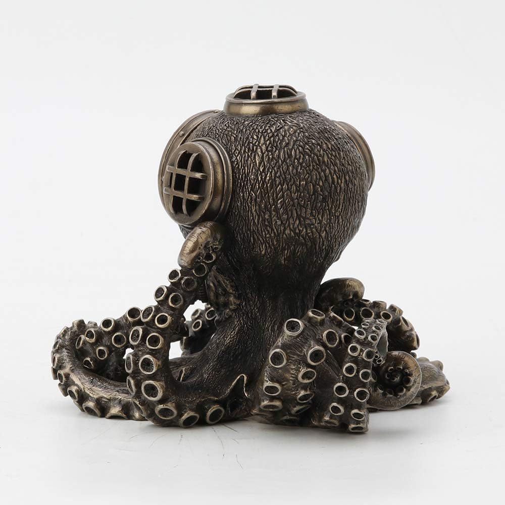 Steampunk Octopus Diving Bell Clock