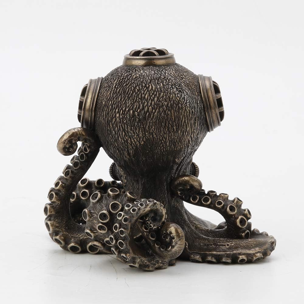 Steampunk Octopus Diving Bell Clock