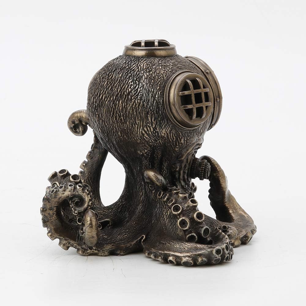Steampunk Octopus Diving Bell Clock