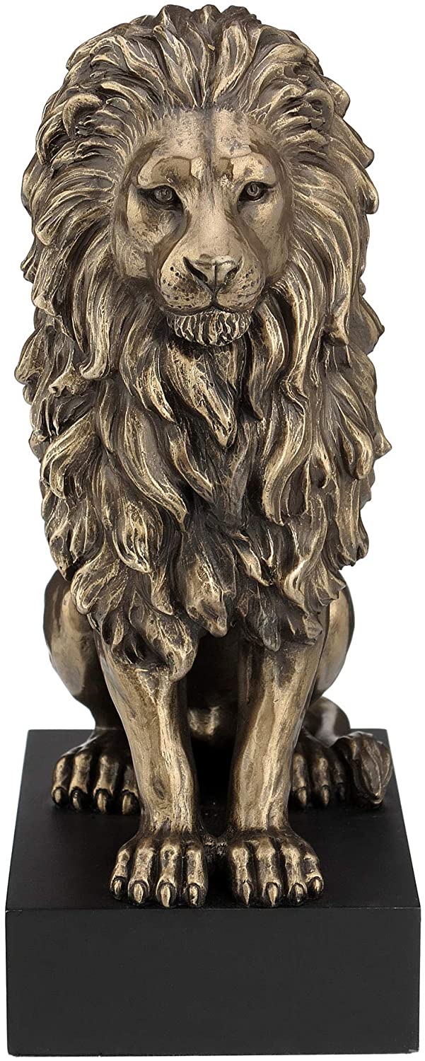 Lion Sitting On Plinth