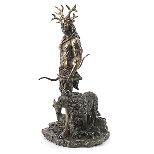 Herne The Hunter With Deer And Wolf