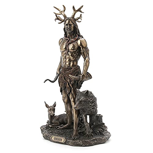 Herne The Hunter With Deer And Wolf