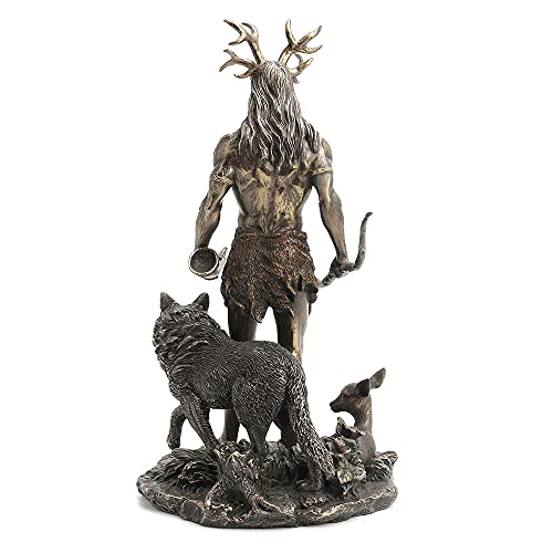 Herne The Hunter With Deer And Wolf