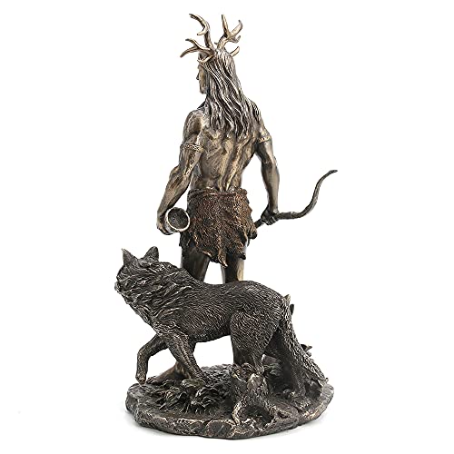 Herne The Hunter With Deer And Wolf