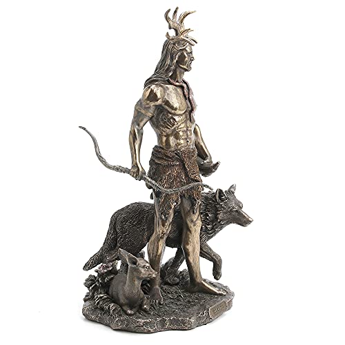 Herne The Hunter With Deer And Wolf