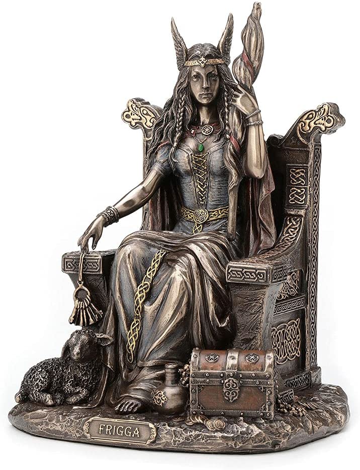 Frigga Sitting On Throne
