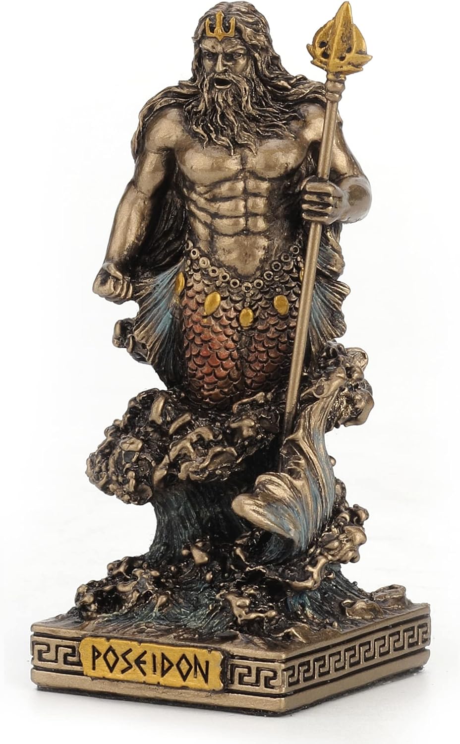 Poseidon God of The Sea Miniature Figurine