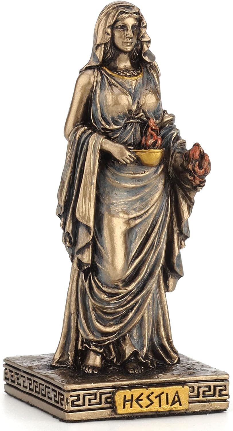 Hestia Greek Gods Painted Polystone Miniature Figurine