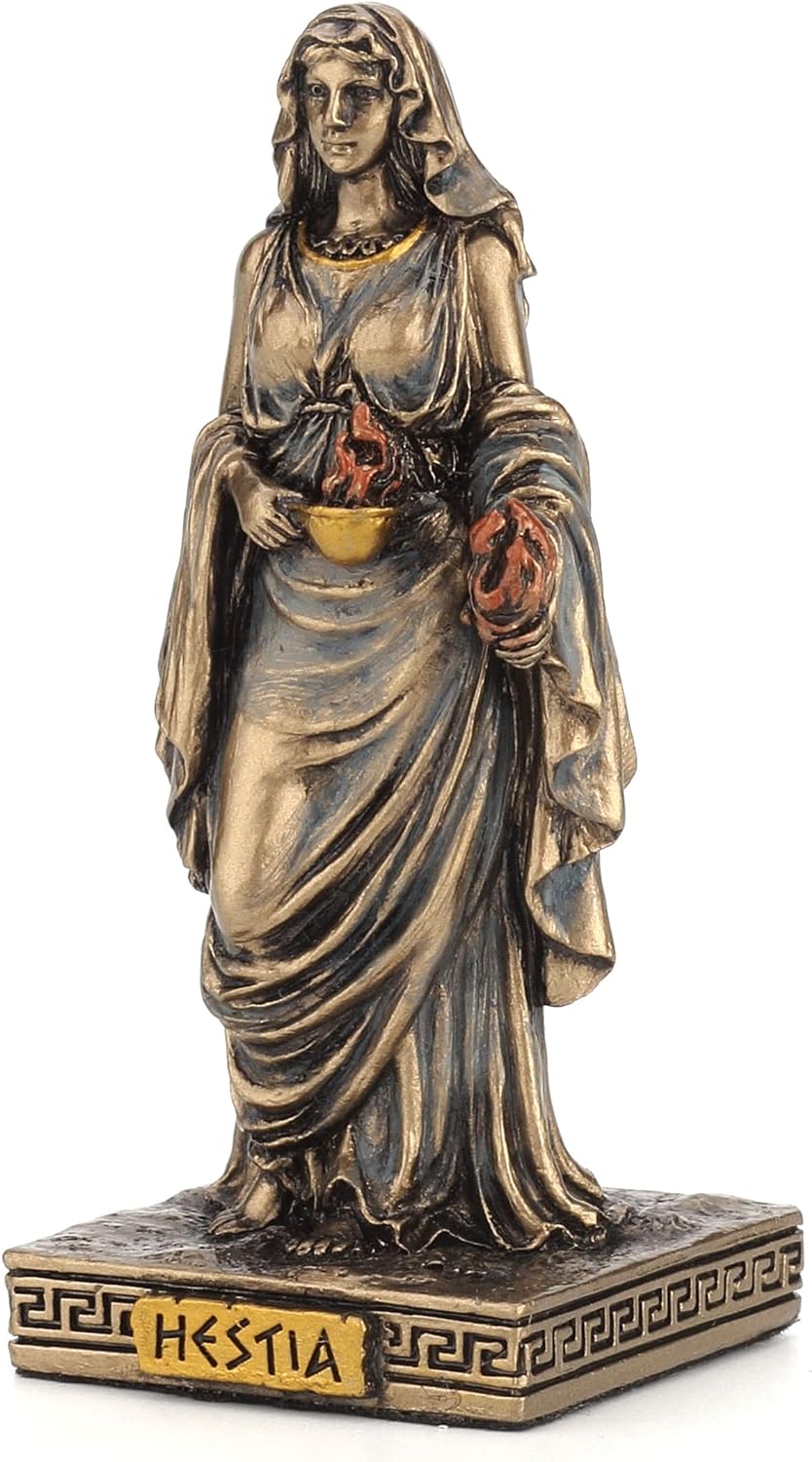 Hestia Greek Gods Painted Polystone Miniature Figurine