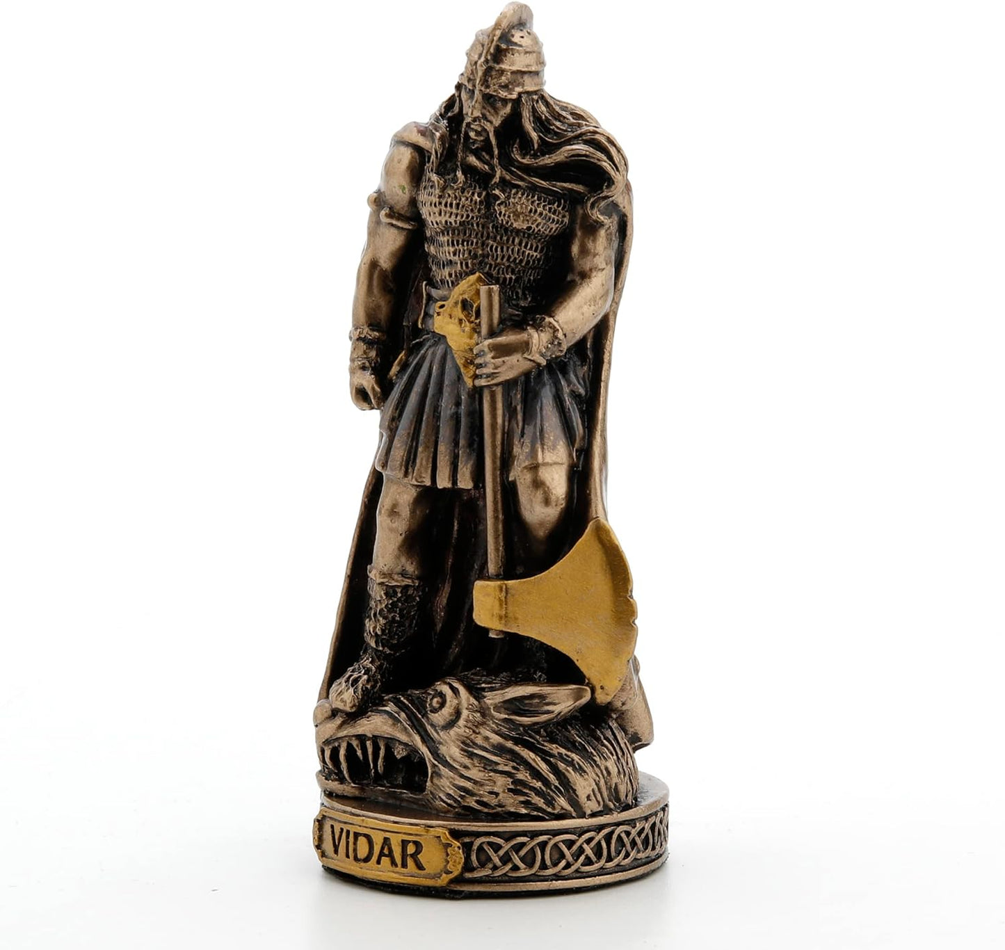 Vidar Norse Gods Painted Polystone Miniature Figurine