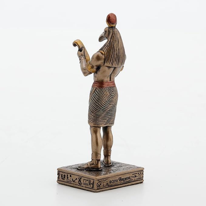 Thoth Painted Polystone Statue