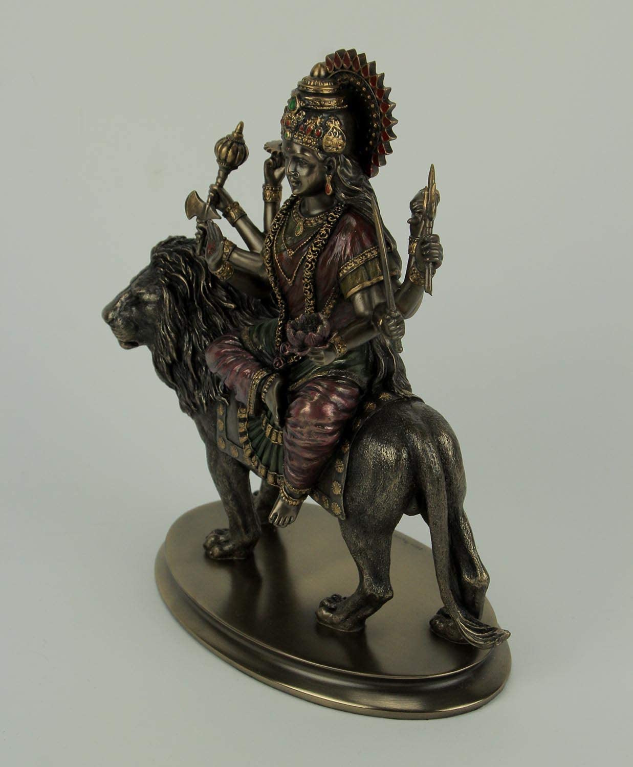 Durga Riding On Lion